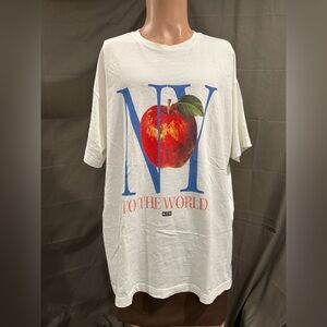 Kith New York To The World Vintage Tee 'White'